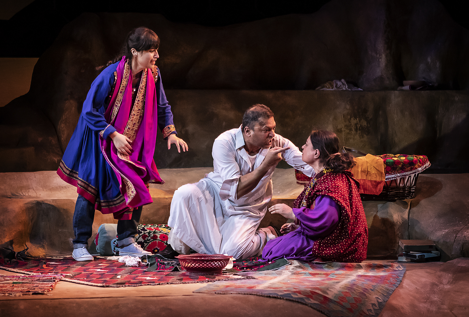 Sujaya Dasgupta (Laila) Pal Aron (Rasheed) Amina Zia (Mariam)_ATSS_Pamela Raith Photography 5